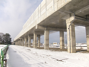 北陸新幹線 白山五歩市高架橋